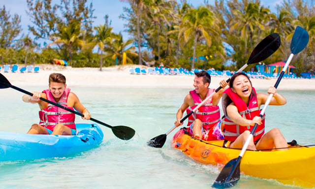 Royal Caribbean Coco Cay Kayak Adventure tour