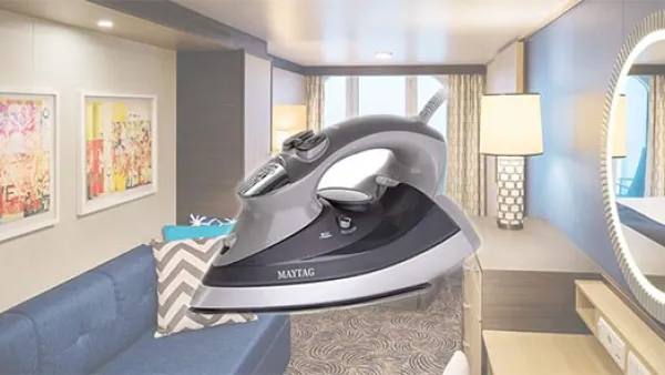 clothing iron on cruise ship