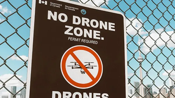no drone zone sign in canada